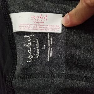 Maternity gray yoga pants